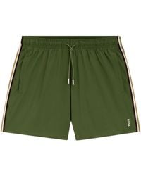 BOSS - Iconic Swim Shorts Open Cotton - Lyst