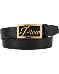 Philipp Plein - Plein Signature Log Leather Belt - Lyst