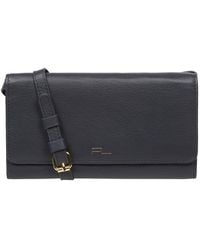Pure Luxuries - 'Saffron' Nappa Leather Cross Body Clutch Bag - Lyst