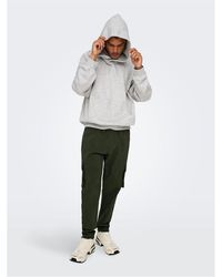 Only & Sons - And Solid Patterned Straight Combat Pants - Lyst