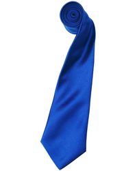 PREMIER - Plain Satin Tie (Narrow Blade) (Pack Of 2) (Royal) - Lyst