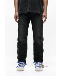 Good For Nothing - Charcoal Cotton Straight Leg Denim Jeans - Lyst