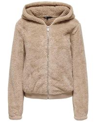 ONLY - "Newanna" Jacke Für Damen, Teddy-Stoff - Lyst