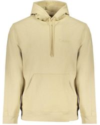 Calvin Klein - Beige Cotton Men Sweatshirt - Lyst