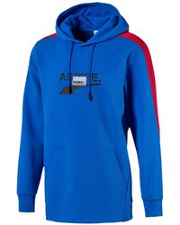 PUMA - Avenir Hoodie Graphic Logo Sweatshirt 597346 41 Textile - Lyst