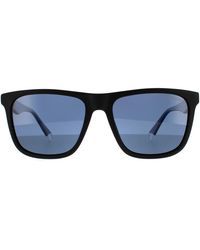 Polaroid - Square Transparent Polarized Sunglasses - Lyst
