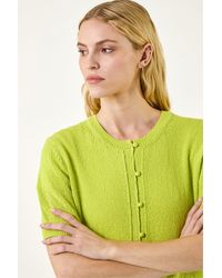 Roman - Light Weight Button Knit Cardigan - Lyst