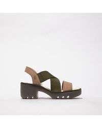 Fly London - Taji502Fly Sandals Taupe/Khaki - Lyst