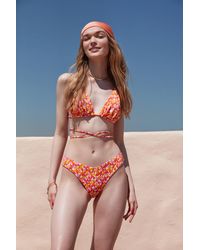 Penti - Mid-Waist Geometric Hipster Bikini Bottoms - Lyst