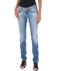 Met - Long Jean Pants With Narrow Cut Hems 10Db50159 - Lyst