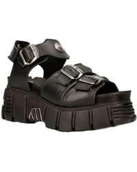 New Rock - Metallic Punk Sandal Boots- M-Bios101-C2 - Lyst