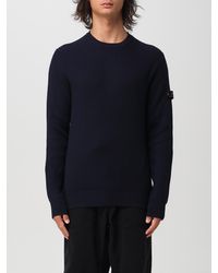 Peuterey - Geribbelde Brei Crew Neck Trui - Lyst