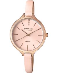 Johan Eric - Herlev Slim Watch. Leather - Lyst
