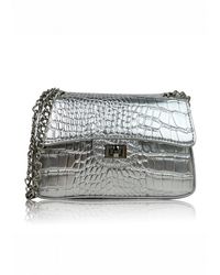 Where's That From - 'Calypso' Shoulder Bag With Chain And Buckle Detail - Lyst