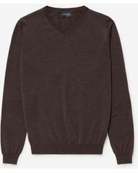 Oliver Sweeney - Merino Wool V-Neck Jumper - Lyst