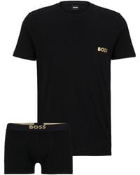 BOSS - T-Shirt & Trunk Gift Set - Lyst