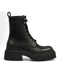 Windsor Smith - Leather Chunky Combat Boots - Lyst