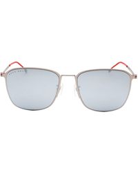 BOSS - Extra Ml Lens Matte Ruthenium Sunglasses - Lyst