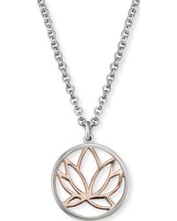 Engelsrufer - Ern-Lillotus-Bicor Ladies Lotus Necklace Sterling - Lyst