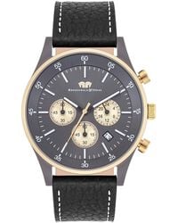 Rhodenwald & Söhne - Genuine Leather Watch 43 Mm - Lyst