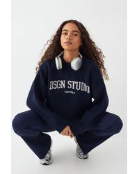 DSGN Studio - Knitted Oversized Crew Neck Jumper - Lyst