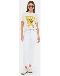 Hiccup - Printed Short-Sleeve Cotton T-Shirt - Lyst