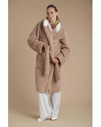 Tokyo Laundry - Fluffy Hooded Dressing Gown - Lyst