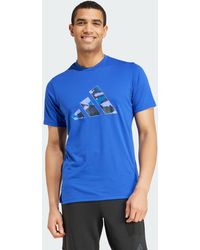 adidas - Train Essentials Camo Graphic Logo Tee - Lyst