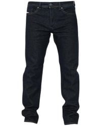 DIESEL - Buster-X Badge Tapered Fit Dark Jeans Cotton - Lyst