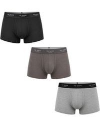 Ted Baker - 3-Pack Nino Boxer Shorts Cotton - Lyst