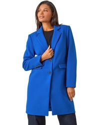 Roman - Tailored Single Breasted Coat - Lyst