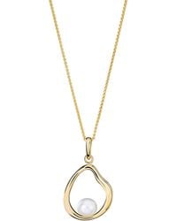 Orphelia - 'Baptiste' 925 Sterling Chain With Pendant - Lyst