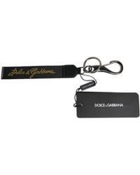 Dolce & Gabbana - Logo Keychain With Hook - Lyst