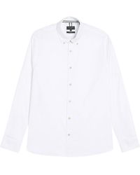 Ted Baker - Allarde Regular Branded Oxford Shirt Cotton - Lyst