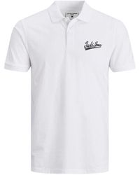 Jack & Jones - Logo Polo Shirt Cotton - Lyst
