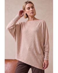 Roman - Asymmetric Hem Stretch Top - Lyst