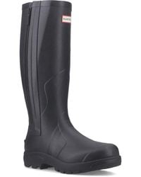 HUNTER - Balmoral Mk Ii Boot Gummi Dunkeloliv/Schwarz Gummistiefel - Lyst