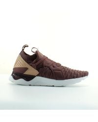 Asics - Gel-Lyte V Sanze Knit Burgundy Trainers - Lyst