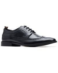 Base London - Havisham Leather Brogues Shoes - Lyst