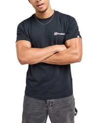 Berghaus - T Shirt Crew Neck Mount Diagram Short Sleeve Graphic Tee Cotton - Lyst