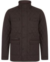 Kensington Eastside - Diamond Quilted Funnel-Neck Jacket - Lyst