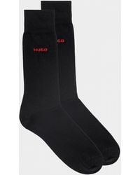 HUGO - 2 Pack Rs Uni Colour Socks Nos - Lyst