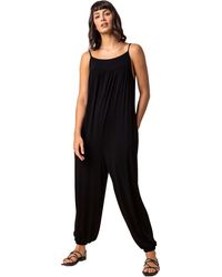 Roman - Strappy Full Length Jersey Jumpsuit - Lyst