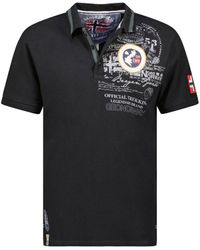 GEOGRAPHICAL NORWAY - Short-Sleeved Polo Shirt Sy1357Hgn - Lyst