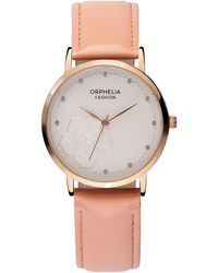 Orphelia - Fashion Petal Blossom Watch Of711902 Leather - Lyst