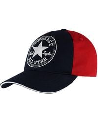 Converse - All Star Chuck Taylor Logo Adjustable S Navy/red Cap 3c019403 410 - Lyst