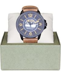 Timberland - Edgemount Analogue Leather Watch - Lyst