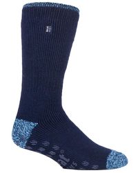 Heat Holders - Twist Stripe Patterned Fleece Lined Slipper Socks - Lyst