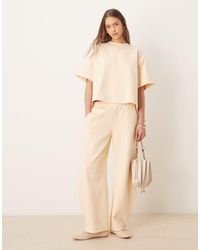 ASOS - Interlock Co-Ord Barrel Leg Jogger - Lyst