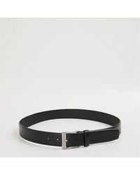 BOSS - Accessories Leather Belt With Metal Buckle - Lyst
